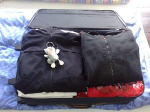 Koffer gepackt