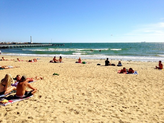 Strand von Melbourne