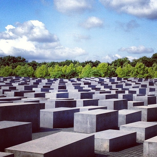 holocaust memorial, berlin, memorial to the murdered jews,