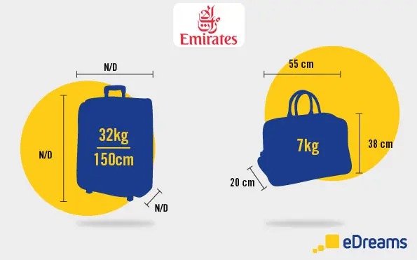 Emirates airlines baggage deals